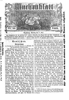 Wochenblatt für das christliche Volk Sonntag 9. Mai 1869