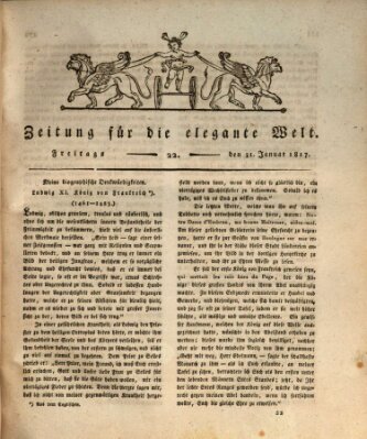 Zeitung für die elegante Welt Freitag 31. Januar 1817