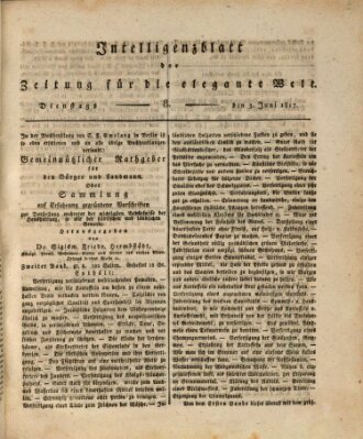 Zeitung für die elegante Welt Dienstag 3. Juni 1817