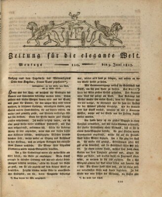 Zeitung für die elegante Welt Montag 9. Juni 1817