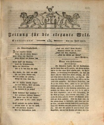 Zeitung für die elegante Welt Samstag 12. Juli 1817