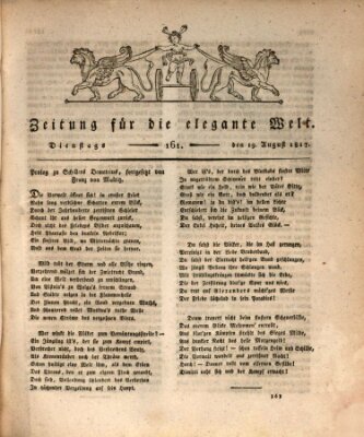 Zeitung für die elegante Welt Dienstag 19. August 1817