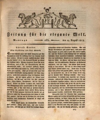 Zeitung für die elegante Welt Montag 25. August 1817