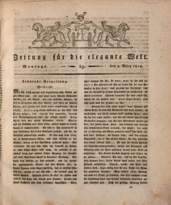 Zeitung für die elegante Welt Montag 9. März 1818