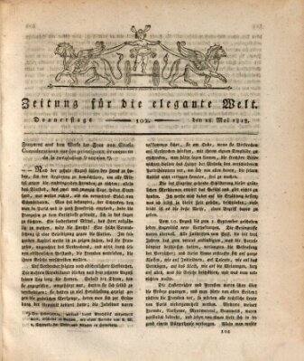 Zeitung für die elegante Welt Donnerstag 28. Mai 1818