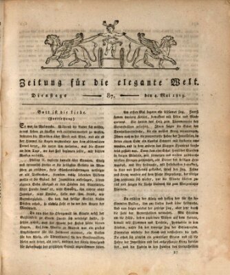 Zeitung für die elegante Welt Dienstag 4. Mai 1819
