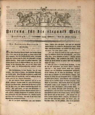 Zeitung für die elegante Welt Freitag 25. Juni 1819