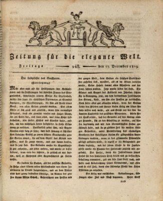 Zeitung für die elegante Welt Freitag 17. Dezember 1819