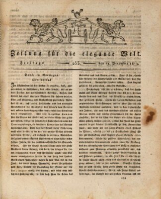 Zeitung für die elegante Welt Freitag 24. Dezember 1819