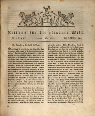Zeitung für die elegante Welt Freitag 3. März 1820