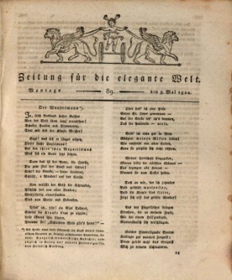 Zeitung für die elegante Welt Montag 8. Mai 1820