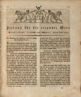 Zeitung für die elegante Welt Donnerstag 29. Juni 1820