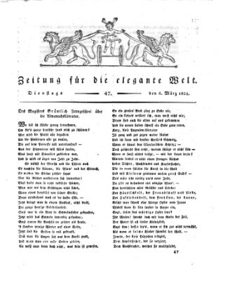 Zeitung für die elegante Welt Dienstag 6. März 1821