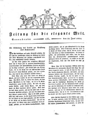 Zeitung für die elegante Welt Samstag 23. Juni 1821