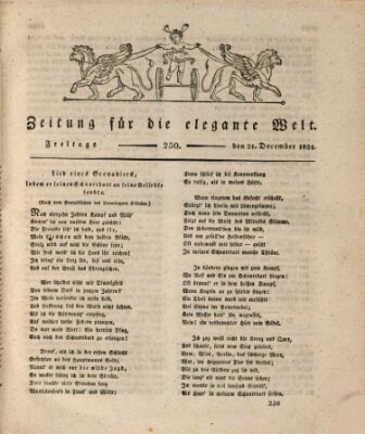 Zeitung für die elegante Welt Freitag 21. Dezember 1821