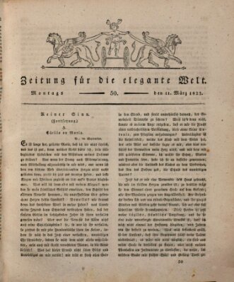 Zeitung für die elegante Welt Montag 11. März 1822