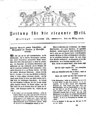 Zeitung für die elegante Welt Freitag 14. März 1823