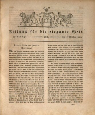 Zeitung für die elegante Welt Freitag 17. Oktober 1823