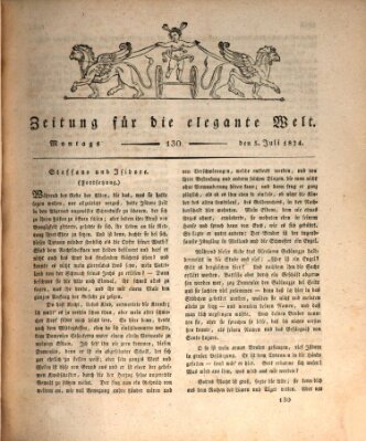 Zeitung für die elegante Welt Montag 5. Juli 1824