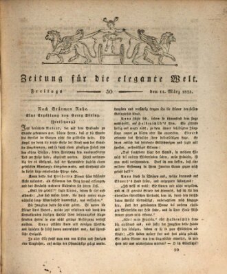 Zeitung für die elegante Welt Freitag 11. März 1825