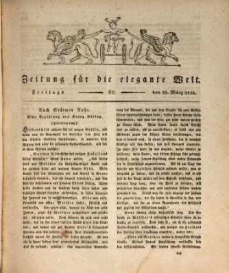 Zeitung für die elegante Welt Freitag 25. März 1825