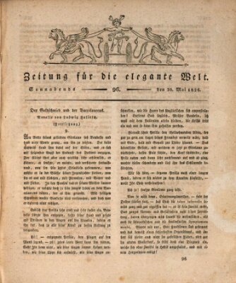 Zeitung für die elegante Welt Samstag 20. Mai 1826