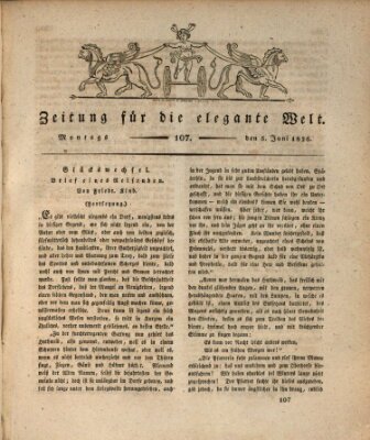 Zeitung für die elegante Welt Montag 5. Juni 1826