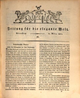 Zeitung für die elegante Welt Dienstag 24. März 1801