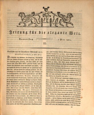 Zeitung für die elegante Welt Donnerstag 7. Mai 1801