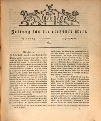 Zeitung für die elegante Welt Dienstag 9. Juni 1801