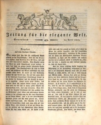 Zeitung für die elegante Welt Samstag 24. April 1802