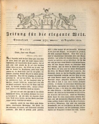 Zeitung für die elegante Welt Samstag 18. Dezember 1802