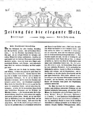 Zeitung für die elegante Welt Freitag 8. Juli 1808