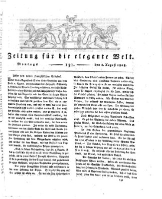 Zeitung für die elegante Welt Montag 8. August 1808