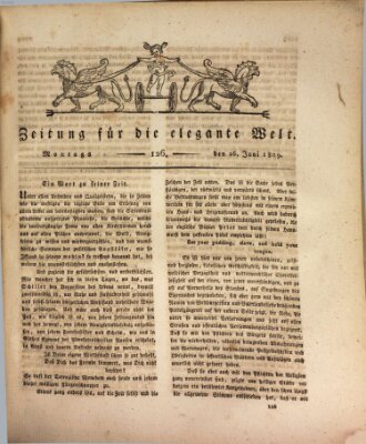 Zeitung für die elegante Welt Montag 26. Juni 1809