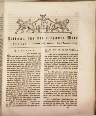 Zeitung für die elegante Welt Freitag 8. Dezember 1809