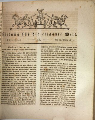 Zeitung für die elegante Welt Dienstag 19. März 1811
