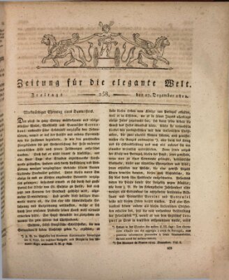 Zeitung für die elegante Welt Freitag 27. Dezember 1811