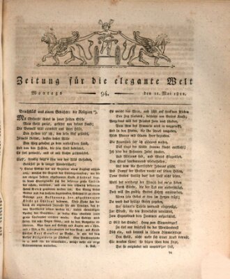 Zeitung für die elegante Welt Montag 11. Mai 1812