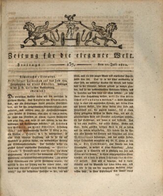 Zeitung für die elegante Welt Freitag 10. Juli 1812