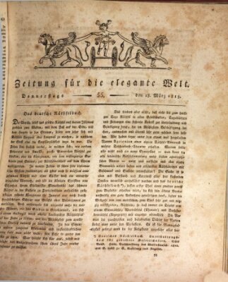 Zeitung für die elegante Welt Donnerstag 18. März 1813