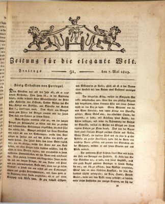 Zeitung für die elegante Welt Freitag 7. Mai 1813
