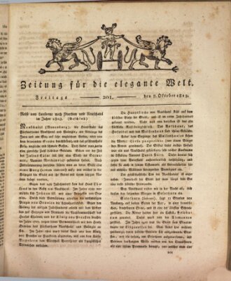 Zeitung für die elegante Welt Freitag 8. Oktober 1813