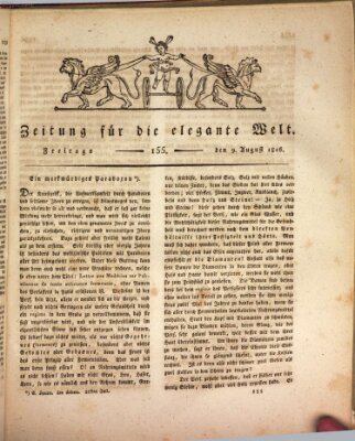 Zeitung für die elegante Welt Freitag 9. August 1816