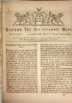 Zeitung für die elegante Welt Montag 23. Juli 1827