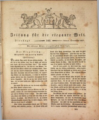 Zeitung für die elegante Welt Dienstag 11. Dezember 1827