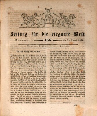 Zeitung für die elegante Welt Montag 25. August 1828