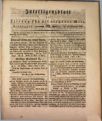 Zeitung für die elegante Welt Samstag 29. November 1828