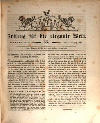Zeitung für die elegante Welt Samstag 17. März 1832