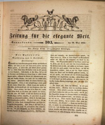 Zeitung für die elegante Welt Samstag 26. Mai 1832